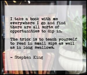 Stephen King reading quote